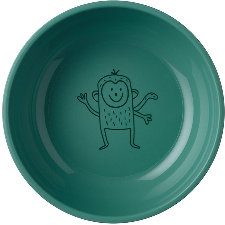 Bol pour enfants Mepal mio - 300 ml - passe au micro-ondes - bol pour bébé - vaisselle pour enfants - turquoise foncé