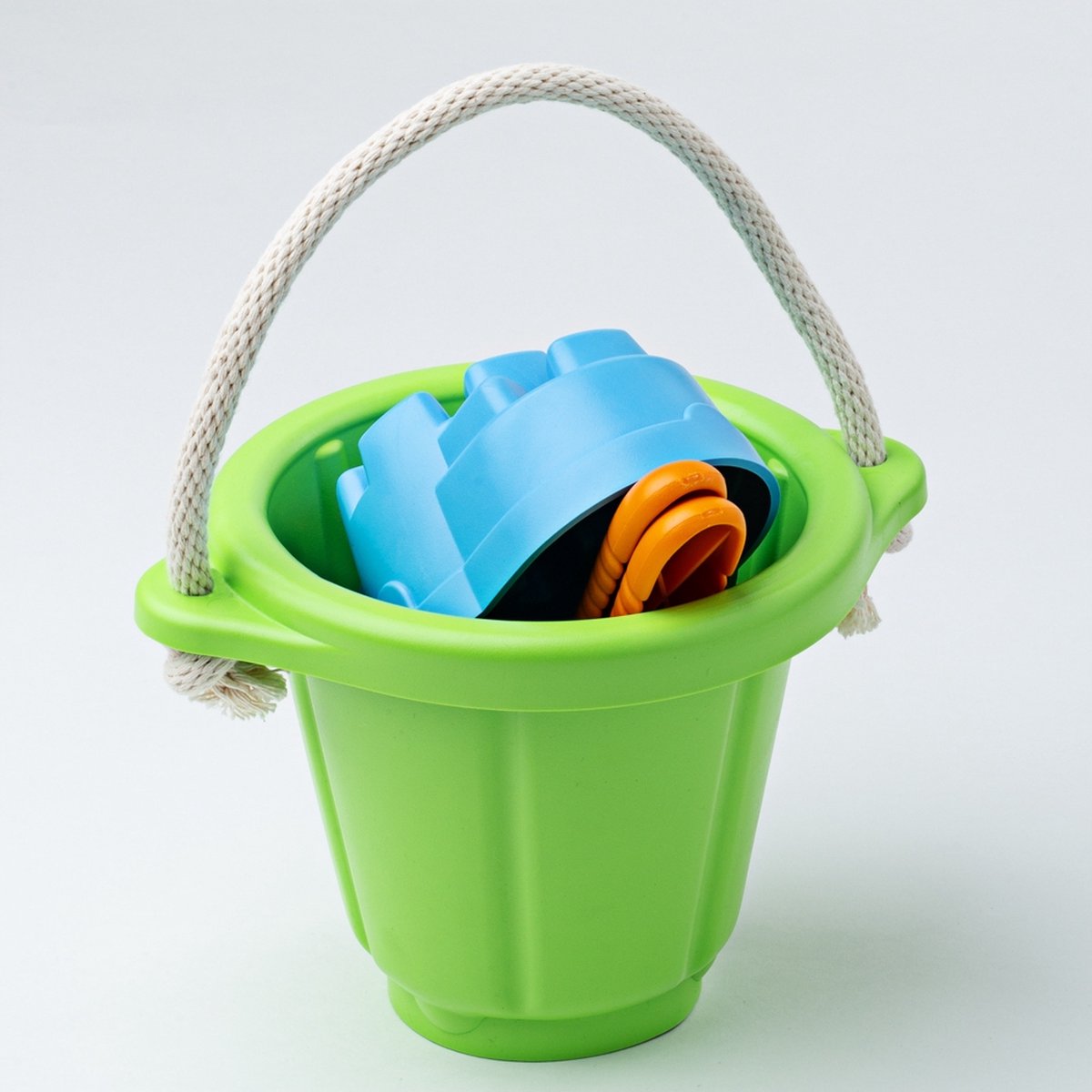 Ensemble de plage Green Toys avec seau, râteau et écop