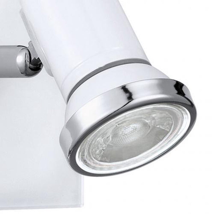 Eglo batholino tamara 1 - spot - 1 lumière - blanc, chrome