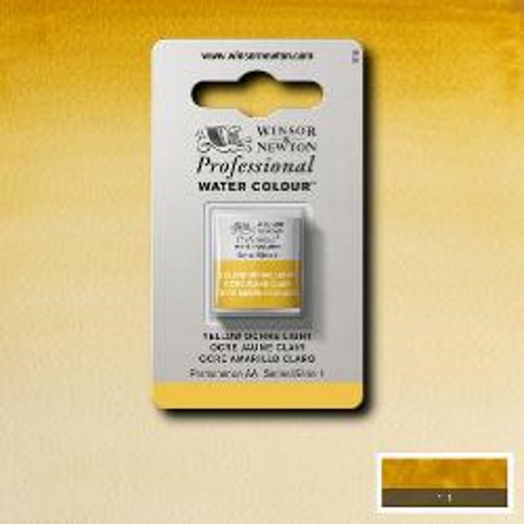 Winsor Newton peinture aquarelle professionnelle demi sieste Winsor Yellow Ochre Light