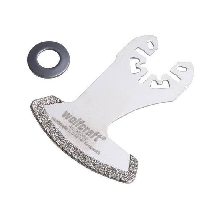 Wolfcraft - lame de scie diamantée multi-outils pour jointoiement de carrelage - connexion universelle - remplacement de carrelage - 3950000