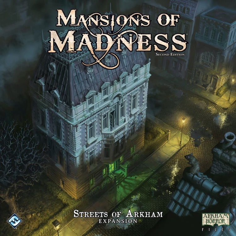 Fantasy Flight Games Mansions of Madness : deuxième édition - rues d'Arkham Mansions of Madness : deuxième édition - rues d'Arkham : jeu de rôle d'extension