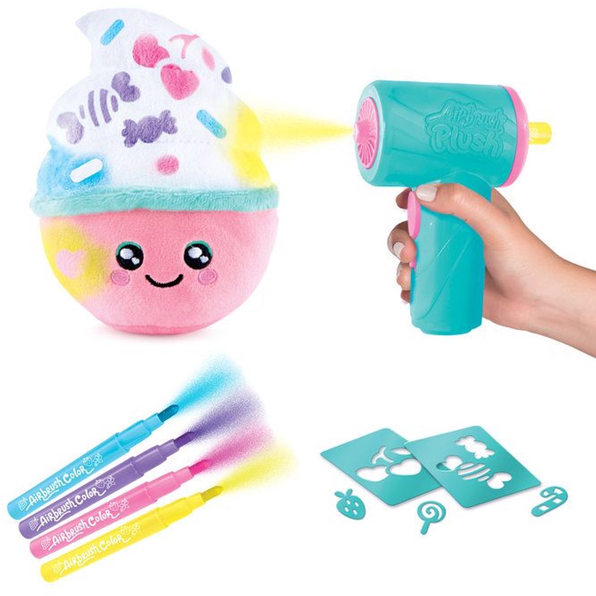 Peluche aérographe Canal Toys - Squishy Food'tastic