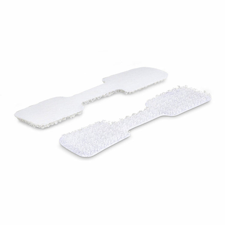 Startech .com Étiquettes de câble 9 cm, paquet de 100, blanches, étiquette de câble Velcro, étiquettes de câble inscriptibles pour le marquage des câbles