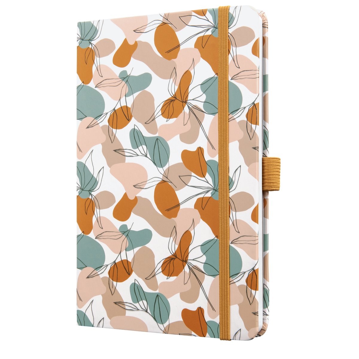 Bloc-notes Sigel - feuilles d'automne - a5 - ligné - couverture rigide - si-jn359