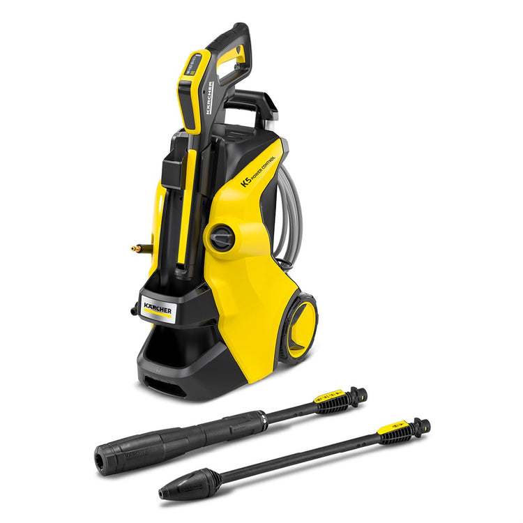 Nettoyeur haute pression Kärcher k 5 power control flex - tuyau haute pression premiumflex - 145 bar - 500 l h - 40 m² h - convient entre autres. voiture - terrasse - vélos - motos - salon de jardin et espaces autour de la maison