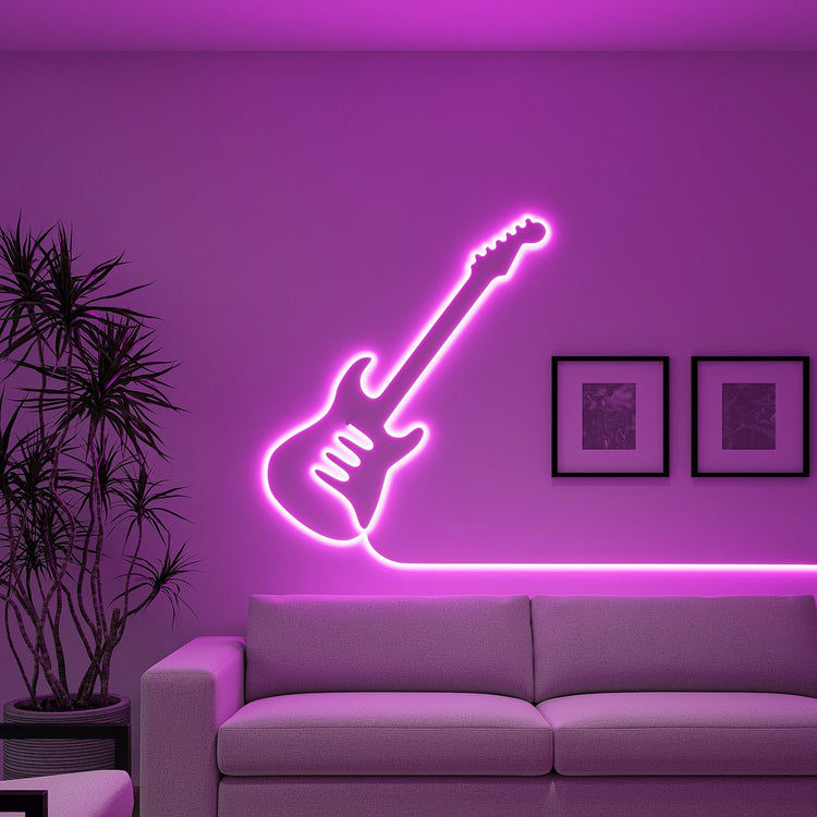 Bande LED néon Rl live your light Reality - blanc - LED RGB 20W - longueur 5 m - raccourcissable - variateur intégré - fonction mémoire - télécommande - changeur de couleurs RGB