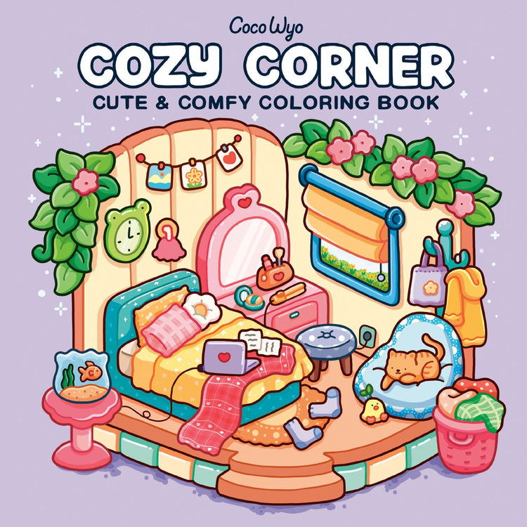Coloriage Coco wyo espaces cosy - coin cosy - - livre de coloriage pour adultes et enfants