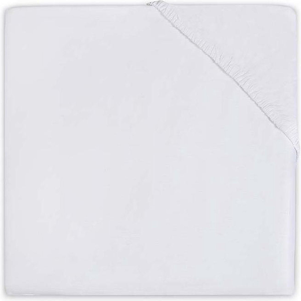 Drap-housse pour berceau Jollein - blanc - coton - 70x140cm