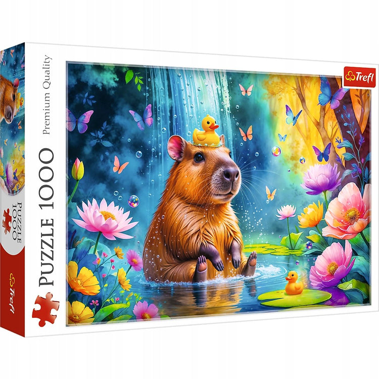 Puzzle Trefl capibara 1000 pièces - paysage naturel à couper le souffle