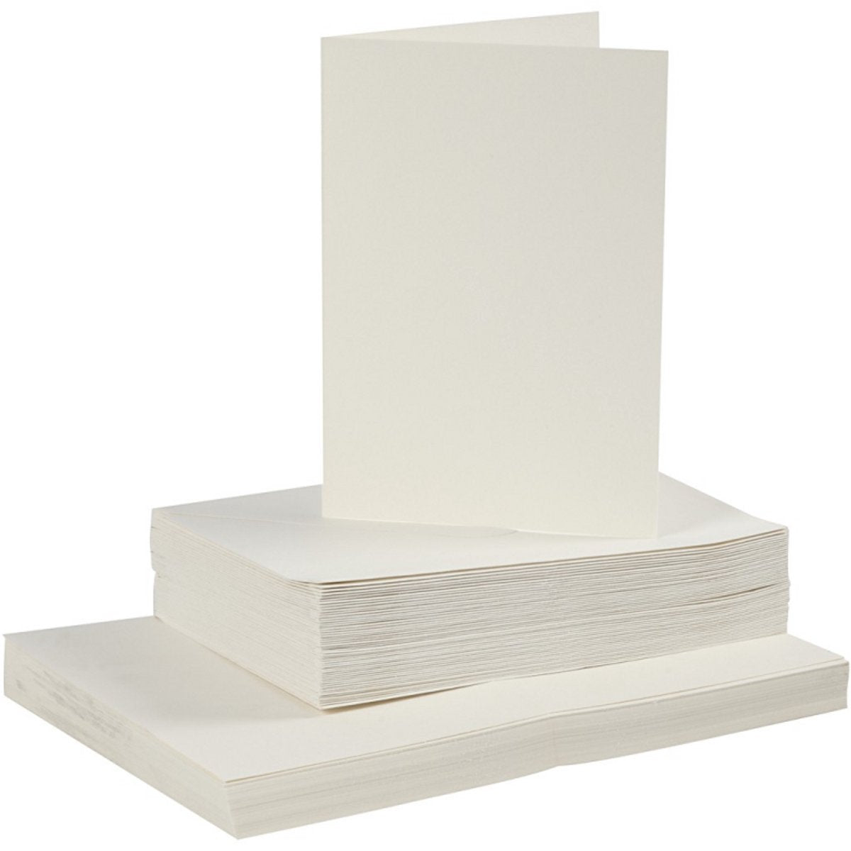 Creativ Company Cartes et enveloppes blanc cassé, 50 jeux