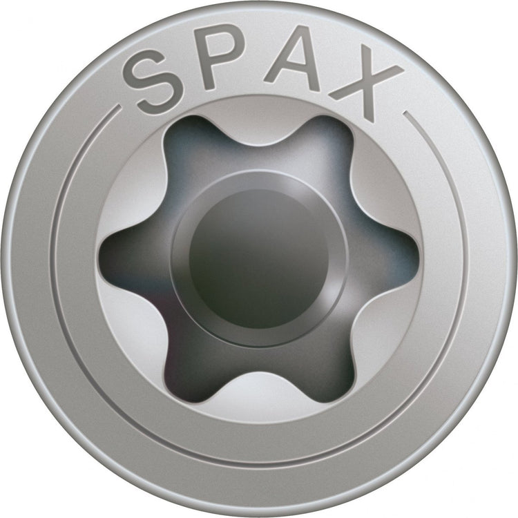 Spax 1197000350353 vis en acier inoxydable, tête fraisée, 3,5 x 35, filetage complet, t-star plus t15 - vierge - 200 pièces