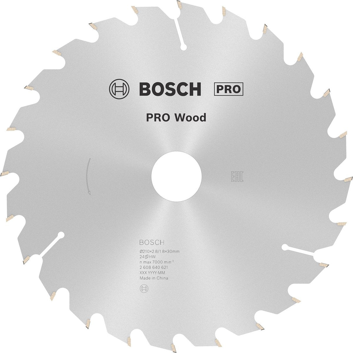 Bosch cirkzb opt 210x30x2.8 24t wz