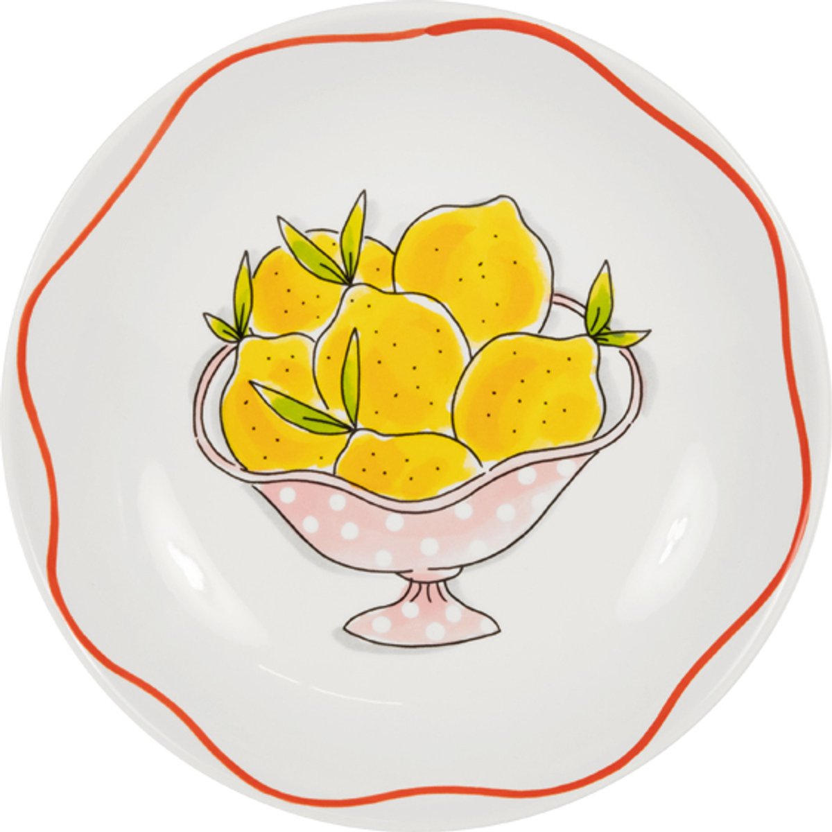Blond Amsterdam, pâtes : assiette creuse 23 cm citron