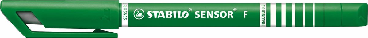 Capteur Stabilo - feutre fin 0,3 mm - vert - par pièce