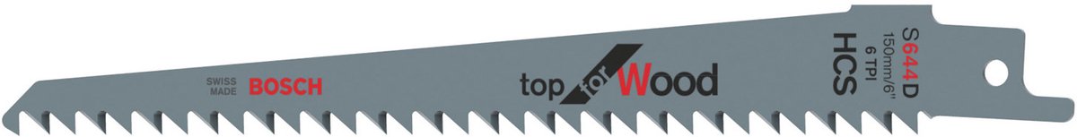 Lame de scie alternative Bosch s 644 d top pour bois - 2 pièces