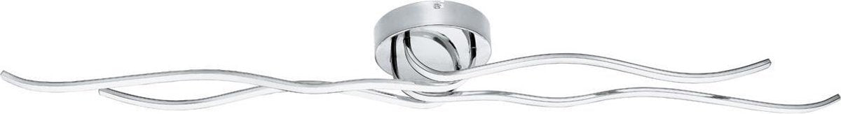 Eglo Roncade - applique plafonnier - 1 lumière - chrome - blanc