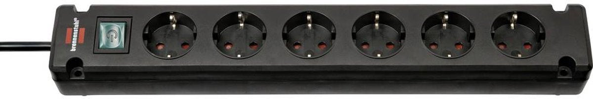 Brennerstuhl Bremounta multiprise 6 prises noir 3m h05vv-f 3g1.5 | par 4 - 1150650316