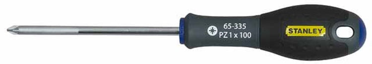 Stanley outils à main tournevis fatmax pozidriv pz1 x 100mm - 0-65-335