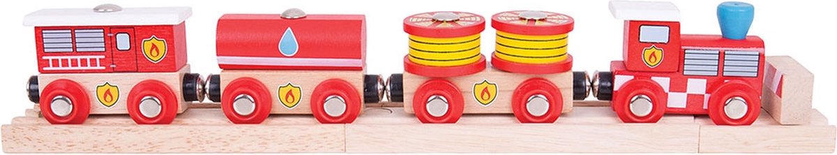 Bigjigs Wooden Fire-Brigade