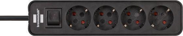 Brennerstuhl prise ecolor 4 voies noir 1,5m h05vv-f 3g1,5 - 1153240000
