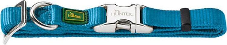 Hunter vario - collier pour chien - alu-strong - turquoise - taille m - 1,5x40-55cm