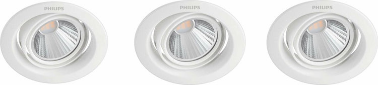 Spot encastrable Philips LED Philips Pomeron - 3 lumières - 7W
