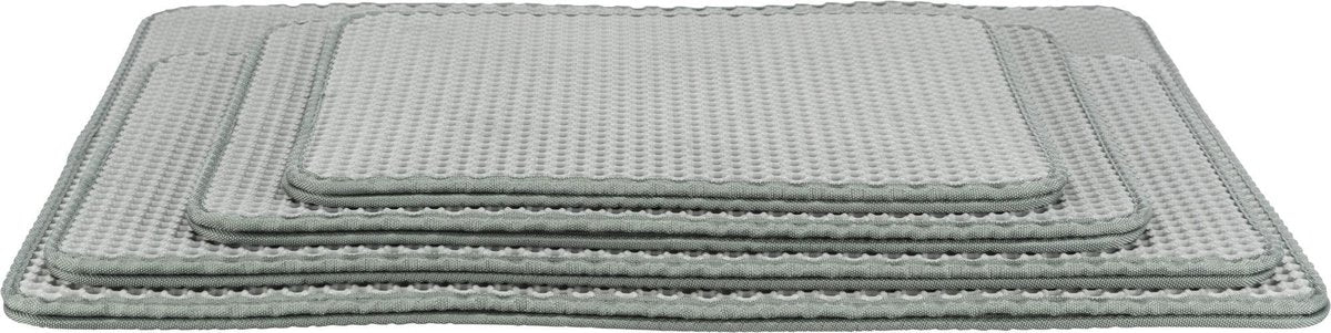 Trixie tapis de collecte pour bacs à litière pour chat EVA gris 70x40 cm