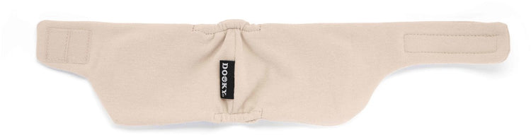 Dooky® protection auditive dooky baby - bandeau souple réglable - 6-12 mois - beige - coton oeko-tex - léger confortable
