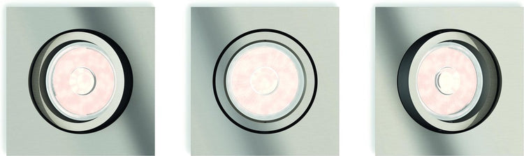 Philips LED Philips Donegal - spot encastré - 3 points lumineux - chrome mat