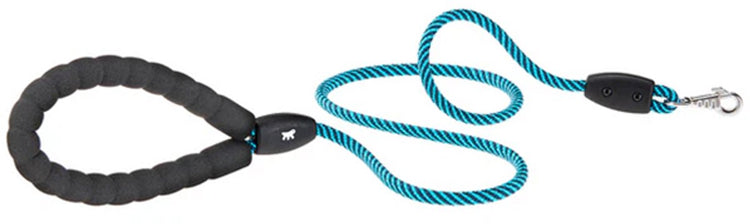 Laisse pour chien Ferplast sport extreme dog - nylon - bleu - m - diamètre : 8 mm - longueur : 120 cm - convient aux races de chiens de taille moyenne