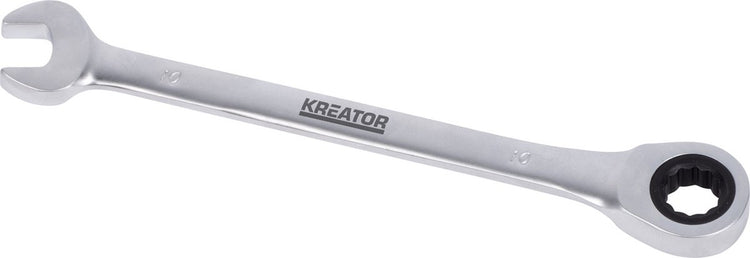 Kreator - outils à main - krt501303 - anneau ouvert, clé à cliquet - 10, 154mm