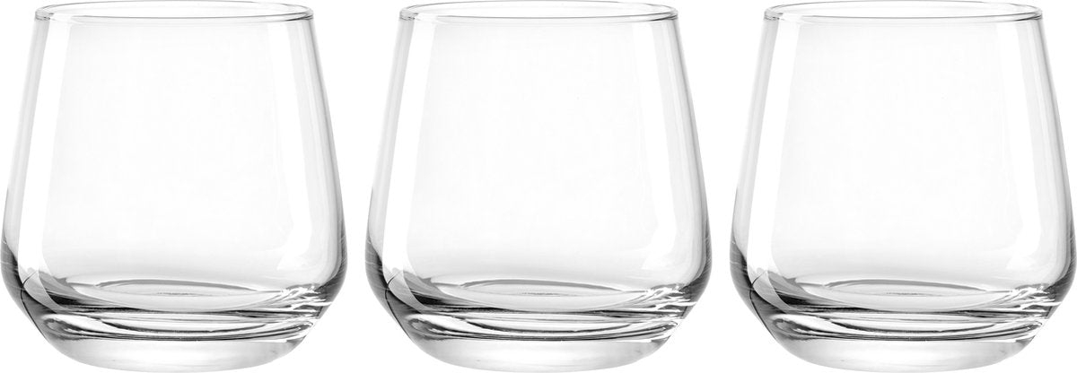 Leonardo Montana : verres à eau potable 340 ml - set 3
