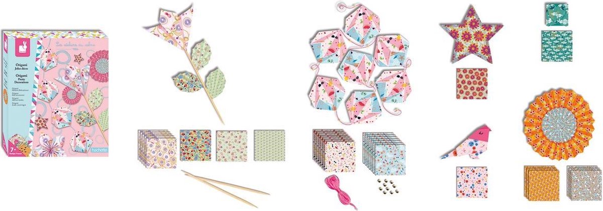 Janod - les ateliers du calme - coffret de bricolage origami