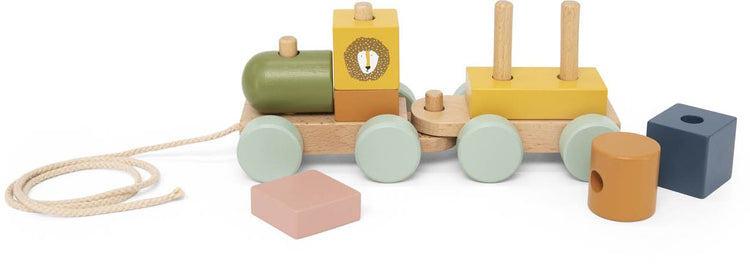 Mini train animalier en bois Trixie – 18 m+ – Bois FSC – joli comme cadeau d'anniversaire