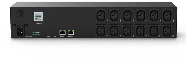 Engenius ecp212-int distribution d'énergie 12 sortie(s) c.a. 2h noir