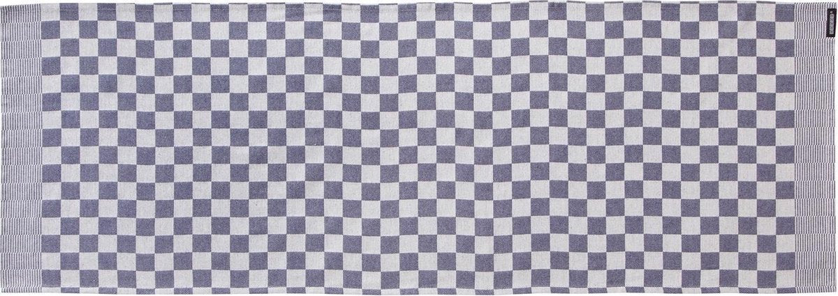 Ddddd - 2x chemin de table - barbecue - 50 x 140 cm - bleu - lot de 2 pièces
