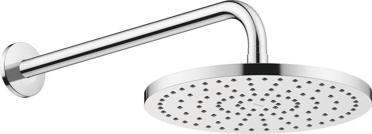 Set de douche à effet pluie Duravit ø250 mm – débit négatif – économie d'eau – bras de douche 410 mm – chrome brillant