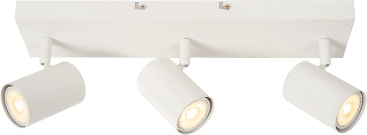 Lucide amigo - spot de plafond (plafonnier) - 3xgu10 - blanc