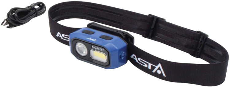 Lampe frontale rechargeable Asta satra 480 lumen - Lampe LED - lampe frontale - lampe de chantier - asta