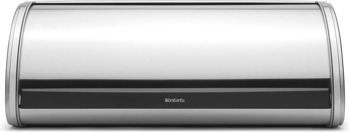 Boîte à pain Brabantia - avec couvercle coulissant - acier mat