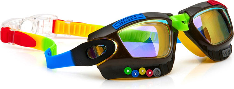 Bling2o lunettes de natation enfants - gamer - lunettes de plongée - anti-buée - protection UV - multicolore