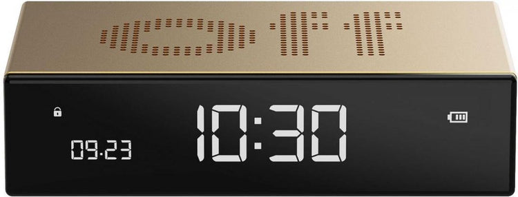Lexon réveil flip premium or -
