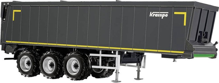 Wiking 077658 Chariot roulant Krampe SB II 30 1070, modèle, 1:32, métal plastique, à partir de 14 ans, nombreuses fonctions, hayon mobile, supports extensibles, gris