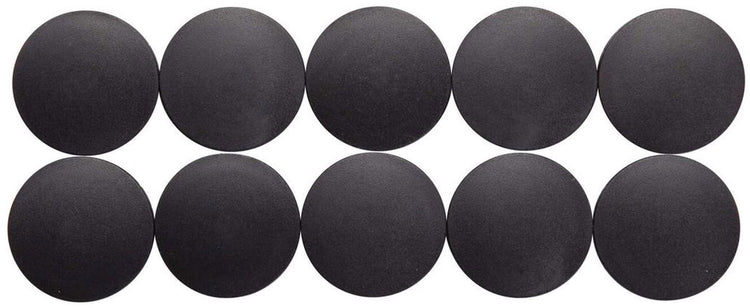 Aimant Maul rond 10 pièces 2,5 kg plastique ferrite bruchsicher erodiert lackiert ø 3,8 x 1,55 cm noir