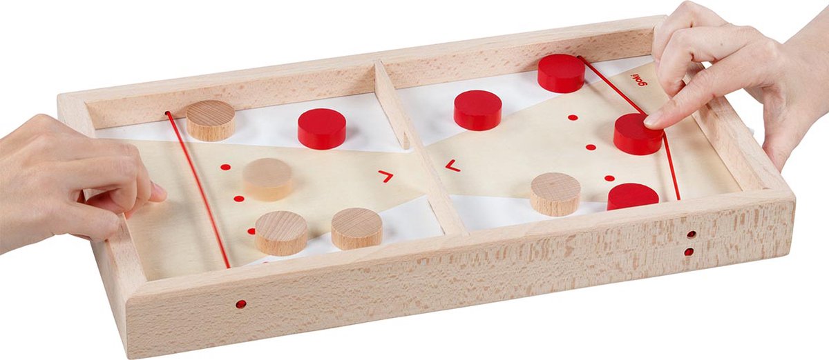 GOKI WOODEN TIRING Playing Tableau 2in1, 11dlg.