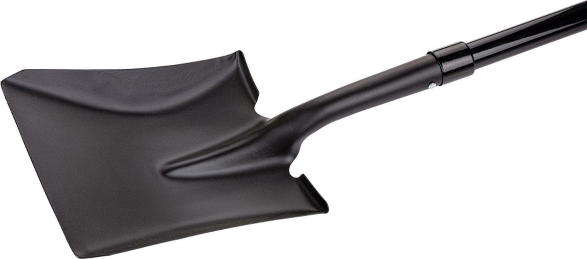 Pelle Black+decker - tête carrée - 149 cm - fibre de verre robuste et légère - noir