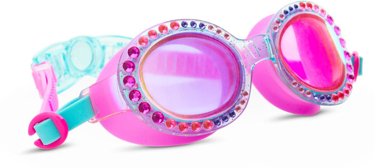 Bling2o lunettes de natation enfants - sparkle - lunettes de plongée - anti-buée - protection UV - rose