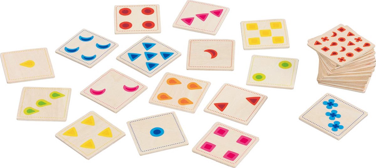 Goki Wooden Colors and Form Game, 30dlg.