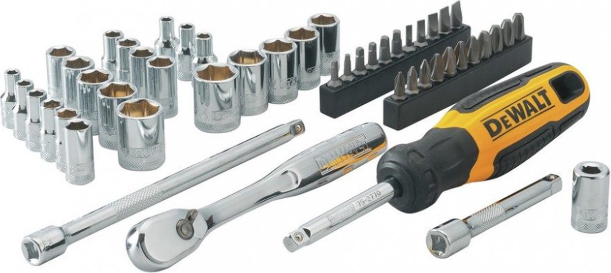 Dewalt dwmt81610-0 - 1 jeu de 4 clés à douilles - 50 pièces - jeu